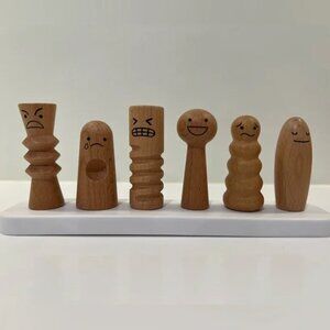 Lovevery Wooden Emotion Dolls from The Observer play kit for 37-39 months
